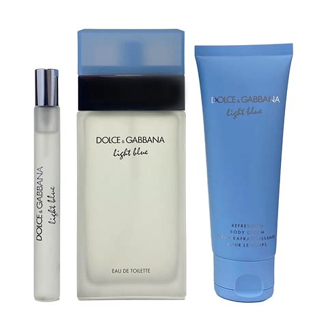 dolce gabbana light blue womens gift set|d&g light blue set.